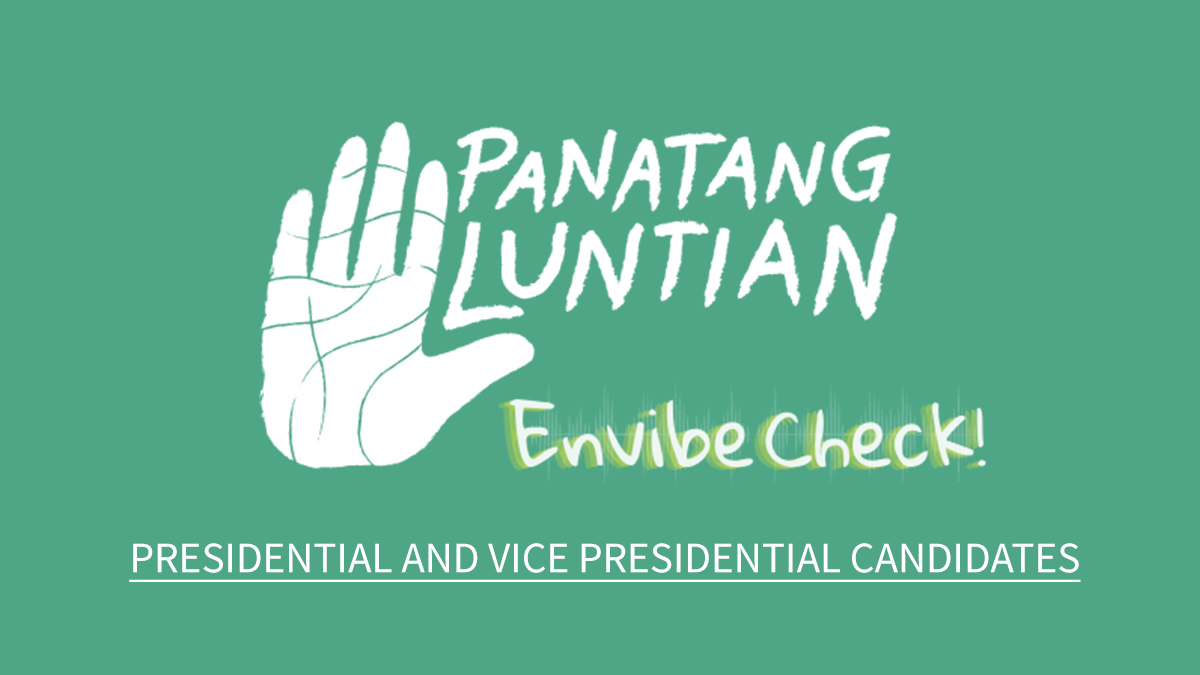 Fact check study finds Leni, Kiko, Walden as Greenest Candidates