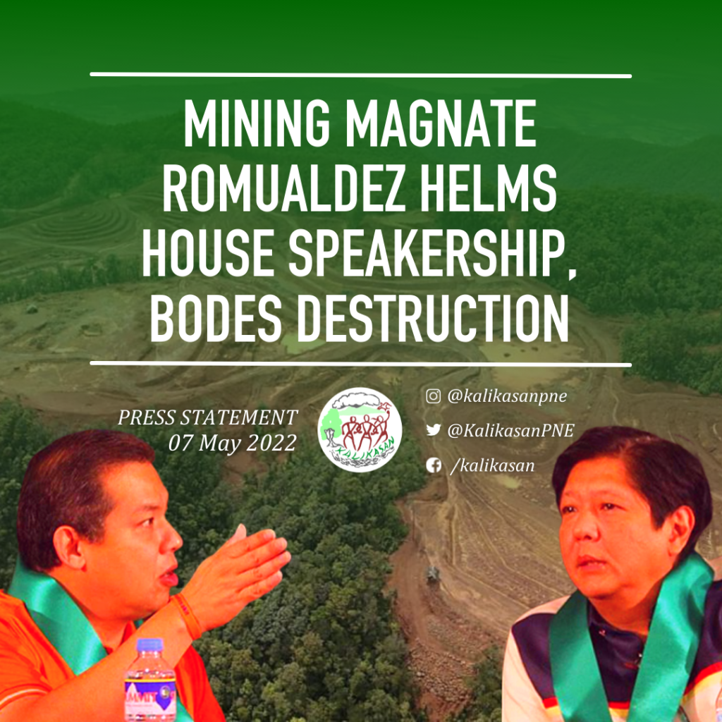 Mining Magnate Romualdez helms House Speakership, Bodes Destruction