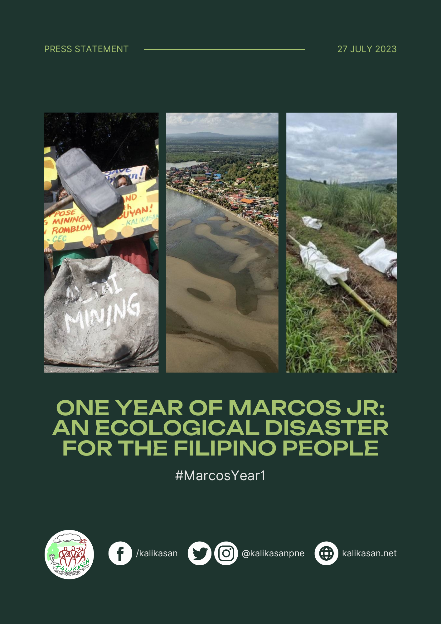 One year of Marcos Jr.: An ecological disaster for the Filipino people