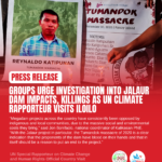 Groups urge investigation into Jalaur dam impacts, killings as UN climate rapporteur visits Iloilo